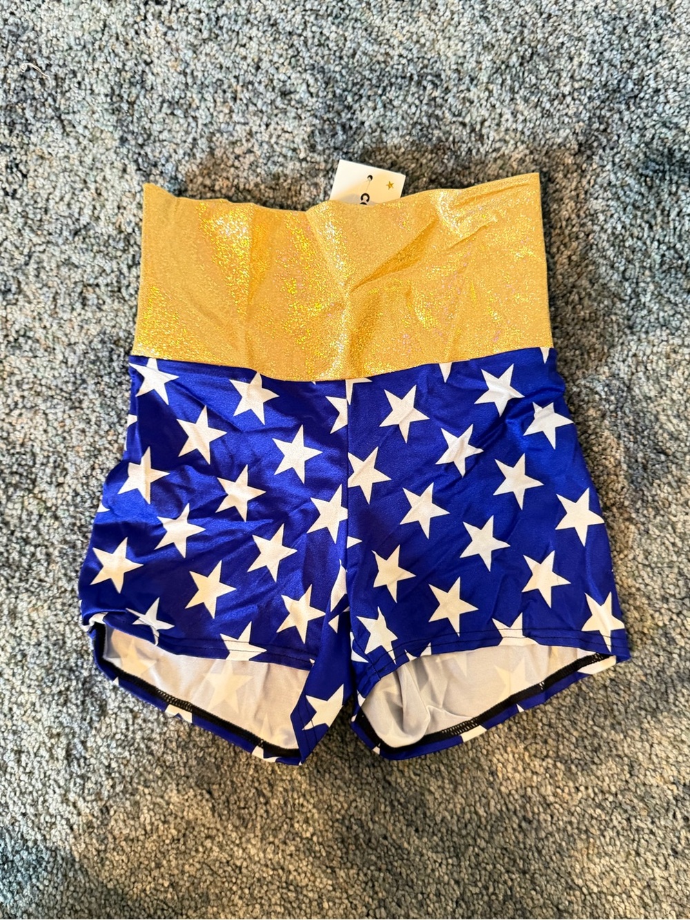 Wonder Woman Star Print Mini Shorts